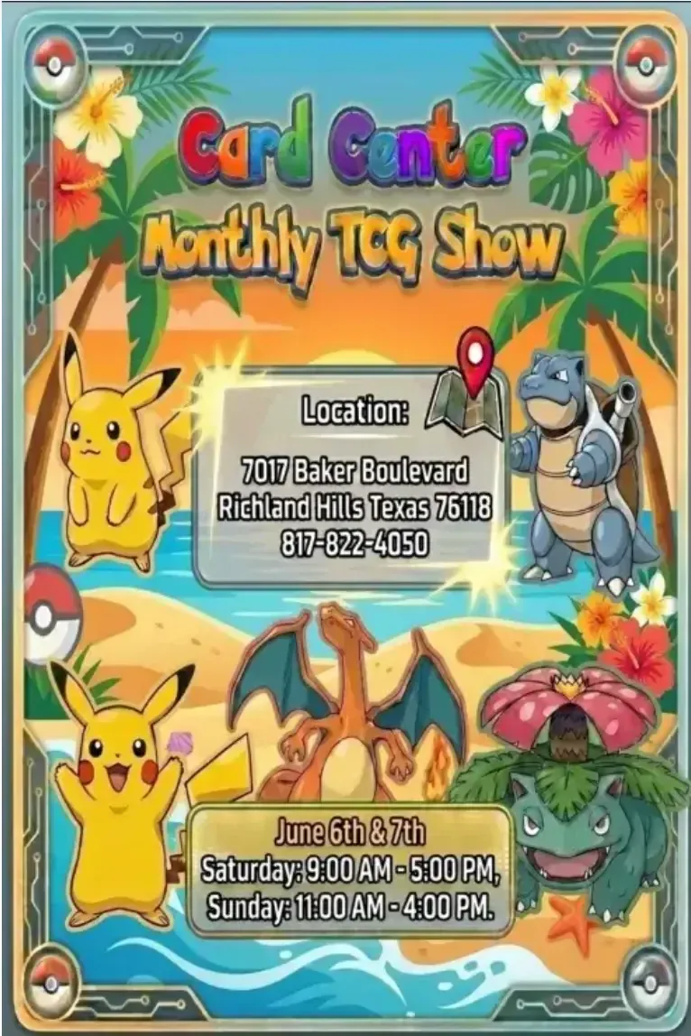 Card Center Monthly Card Show Card Center Monthly Card Show