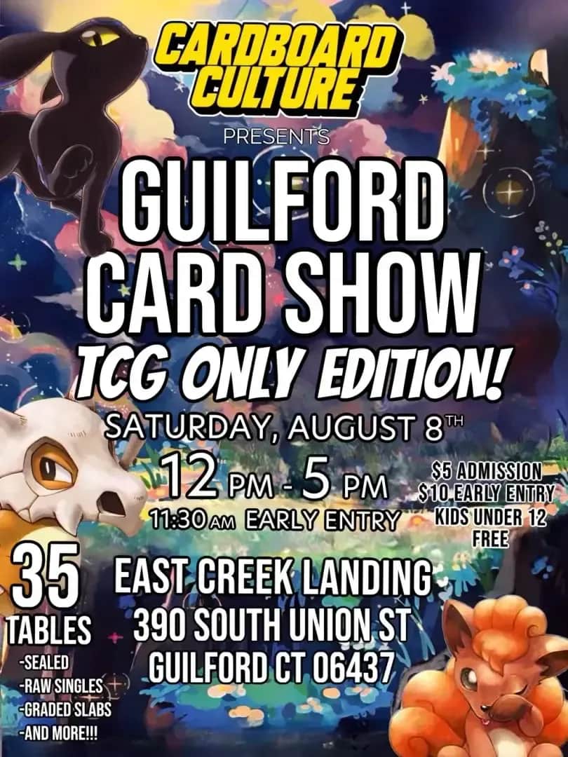 Guilford Card Show (TCG Only Edition) Guilford Card Show (TCG Only Edition)