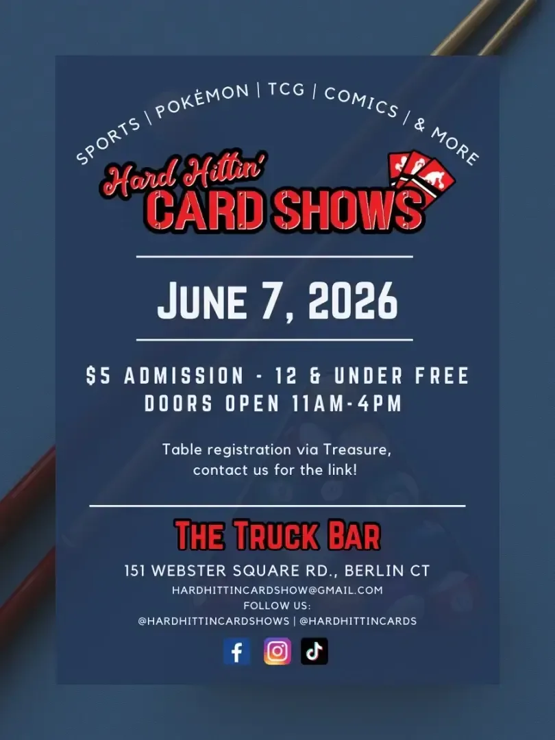 Hard Hittin' Card Show at The Truck Bar Hard Hittin' Card Show at The Truck Bar