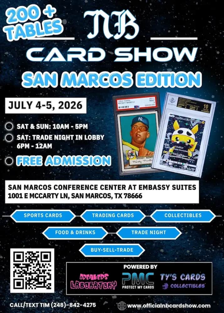 NB Card Show - San Marcos Edition NB Card Show - San Marcos Edition