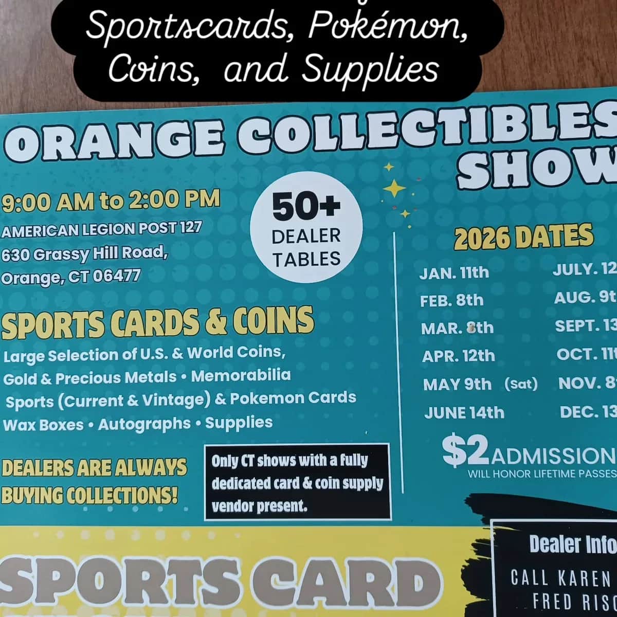 Sports Cards and Collectible Show (Orange) Sports Cards and Collectible Show (Orange)