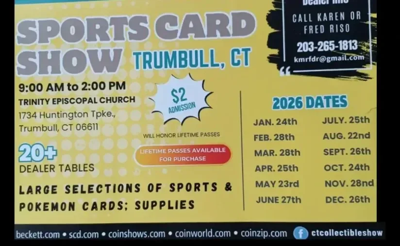 Sports Cards and Collectible Show (Trumbull) Sports Cards and Collectible Show (Trumbull)