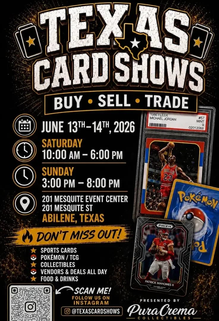 Texas Card Show - Abilene Summer Bash Texas Card Show - Abilene Summer Bash